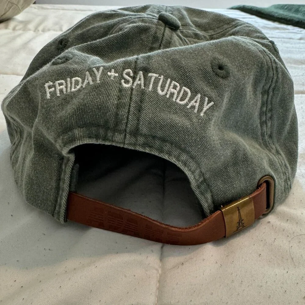 Green Plant Lady Embroidered Adjustable Hat -‎ Adult Size